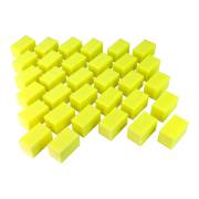 CanDo® Hand Therapy Block, Extra Soft, Yellow - Pack of 32