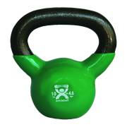 CanDo® Vinyl-Coated Cast-Iron Kettlebell - 10 lbs, Green (Per Each)