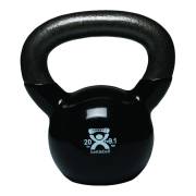 CanDo® Vinyl-Coated Cast-Iron Kettlebell - 20 lbs, Black (Per Each)