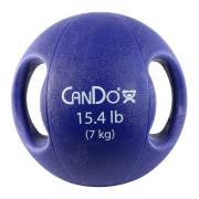 CanDo® Molded Dual Handle Medicine Ball - 15.40 lbs, Blue (Per Each)