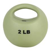 CanDo® One Handle Medicine Ball - 2 lbs, Tan (Per Each)