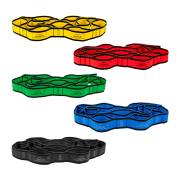 CanDo® MGE® Multi-Grip™ Plus Exerciser, 6' L - 5-Piece Set (Per Set)