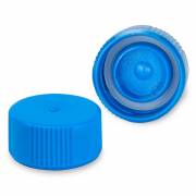 Screw Caps with O-Ring for Microtubes - Blue