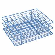 Coated Wire Rack - Fits 16-20mm Tubes, 80-Well, Blue