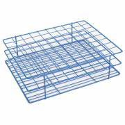 Coated Wire Rack - Fits 20-25mm Tubes, 80-Well, Blue