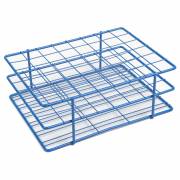 Coated Wire Rack - Fits 25-30mm 50mL Tubes, 48-Well, Blue