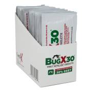 AERO Healthcare BugX30 Insect Repellent Wipes, DEET - Pack of 25