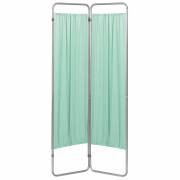 Economy 2 Section Folding Privacy Screen - Green Vinyl Screen Panel