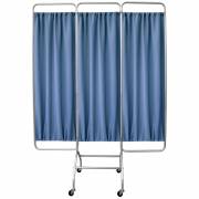 Mobile 3 Section Folding Privacy Screen - Norway Designer Cloth Screen Panel