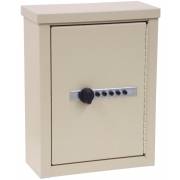 Mini Wall Storage Cabinet with Combination Lock - Beige