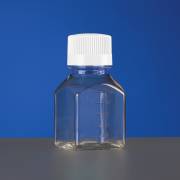 PC Square Storage Bottle, Double Bag Small Packaging - 125 mL (Case of 48)