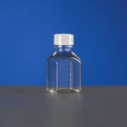 PET Square Storage Bottle, Double Bag Bulk Packaging - 60 mL (Case of 200)
