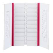 20-Place Cardboard Microscope Slide Mailer - Pink (Per Each)