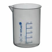 BrandTech Polypropylene Griffin Beaker - 25mL (Pack of 12)