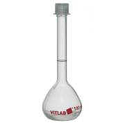 BrandTech Class B PMP Volumetric Flask with Polypropylene Screw Cap - 100mL (Pack of 2)