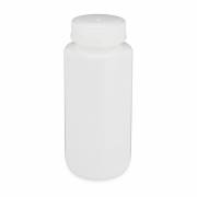Diamond® RealSeal™ Wide Mouth, Round, HDPE Bottle with PP Cap - 500 mL (Pack of 12)