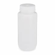 Diamond® RealSeal™ Wide Mouth, Round, LDPE Bottle with PP Cap - 500 mL (Pack of 12)