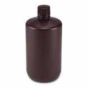 Diamond® RealSeal™ Large Format Narrow Mouth, Amber PP Bottle with PP Cap - 2 Liter (Per Each)