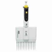 BrandTech Transferpette S-12 Channel Pipette Model M12-200 - Adjustable Volume 20-200uL