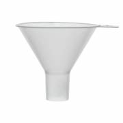 BrandTech Polypropylene Powder Funnel - 80mm Diameter, 75mm Length (Pack of 10)