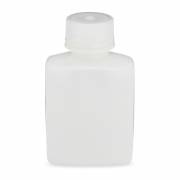 Diamond® RealSeal™ Wide Mouth, Rectangular, HDPE Bottle with PP Cap - 125 mL (Pack of 12)