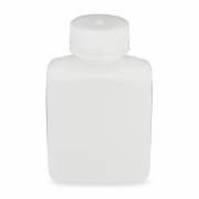 Diamond® RealSeal™ Wide Mouth, Rectangular, HDPE Bottle with PP Cap - 250 mL (Pack of 12)