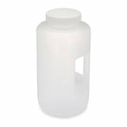 Diamond® RealSeal™ Large Format Wide Mouth with Handle, Round, PP Bottle with PP Cap - 4 Liter (Per Each)
