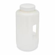 Diamond® RealSeal™ Large Format Wide Mouth with Handle, Round, HDPE Bottle with PP Cap - 4 Liter (Per Each)