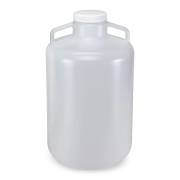 Diamond® RealSeal™ Wide Mouth, LDPE Round Carboy with Handles - 20 Liter (Per Each)