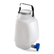 Diamond® RealSeal™ HDPE Rectangular Carboy with Handle and Spigot - 5 Liter (Per Each)