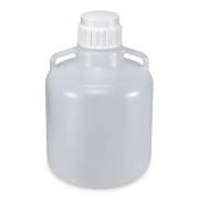 Diamond® RealSeal™ HDPE Round Carboy with Handles - 10 Liter (Per Each)