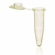 BrandTech BRAND 1.5mL Non-Sterile Microcentrifuge Tube with Lid - Yellow