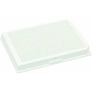 BRANDplates pureGrade PS Non-Treated Non-Sterile Surface 384-Well Plate - White, Transparent F-Bottom
