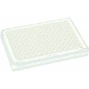 BRANDplates cellGrade Treated Sterile Surface 96-Well Plate - White, Transparent F-Bottom