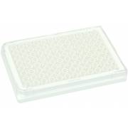 BRANDplates cellGrade Plus Treated Sterile Surface 96-Well Plate - White, Transparent F-Bottom