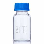 Globe Glass™ Media Bottle with GL32 Screw Cap - 50 mL (Box of 10)