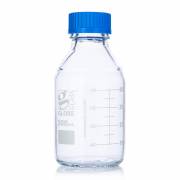 Globe Glass™ Media Bottle with GL45 Screw Cap - 500 mL (Box of 10)