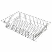 3″ Wire Basket for MedStor Max Cabinets, One Long Divider, 81070-1 - Harloff