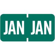 Tab Products 1279 Match A1279 Series Month Code Roll Labels - January - Dark Green