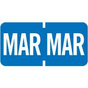 Tab Products 1279 Match A1279 Series Month Code Roll Labels - March - Light Blue