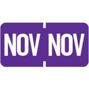 Tab Products 1279 Match A1279 Series Month Code Roll Labels - November - Purple