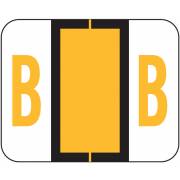 Tab Products 1283 Match Alpha Roll Labels - Letter B - Light Orange