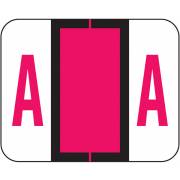 Tab Products 1286 Match Alpha Sheet Labels - Letter A - Red