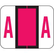Tab Products 1286 Match Alpha Sheet Labels - Letter A - Red