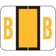 Tab Products 1286 Match Alpha Sheet Labels - Letter B - Light Orange