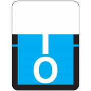 Tab Products 1307 Match Alpha Roll Labels - Letter O - Blue Label
