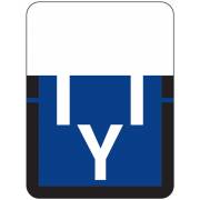 Tab Products 1307 Match Alpha Roll Labels - Letter Y - Purple Label