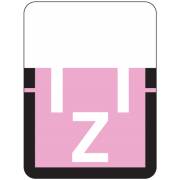 Tab Products 1307 Match Alpha Roll Labels - Letter Z - Lilac Label