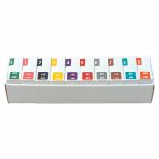 ACME Match ACNM Series Numeric Color Roll Labels - Set of Number 0 to 9