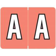 DataFile Match AL8720 Series Alpha Roll Labels - Letter A - Pink Label